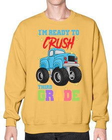 Ready to Crush third Grade 722# - third grade- Sweatshirt - Crew