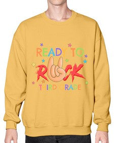 Ready to Rock third Grade 737# - third grade- Sweatshirt - Crew