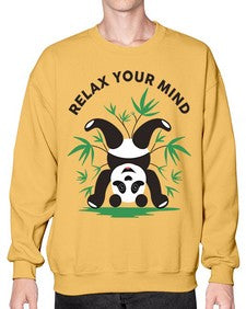 Relax Your Mind 496# - yoga- Sweatshirt - Crew