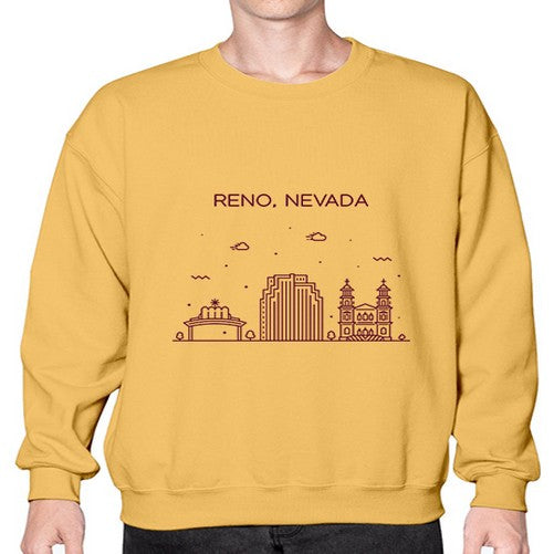 Reno 1712# - cities- Sweatshirt - Crew