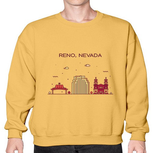 Reno 1714# - cities- Sweatshirt - Crew