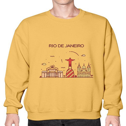 RioDeJaneiro 1737# - cities- Sweatshirt - Crew