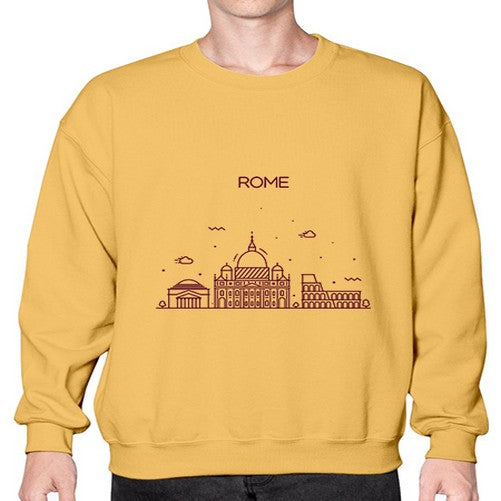 Rome 1748# - cities- Sweatshirt - Crew