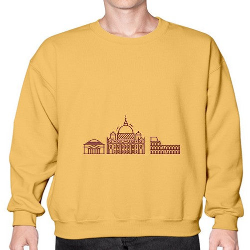 Rome 1749# - cities- Sweatshirt - Crew