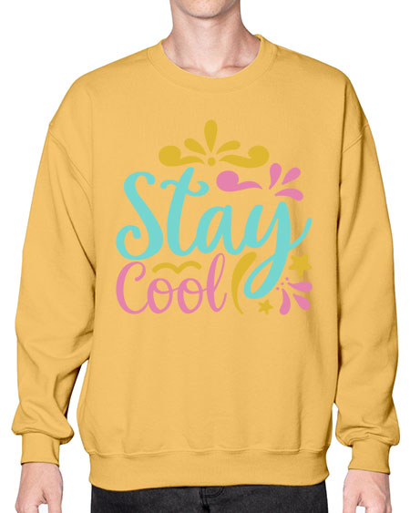 STAY COOL Style 3# - summer- Sweatshirt - Crew