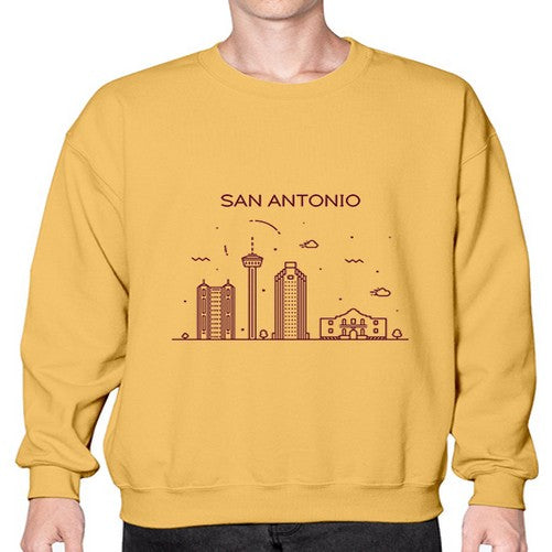 SanAntonio 1782# - cities- Sweatshirt - Crew