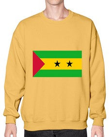 Sao Tome and Principe 1799# - world flags- Sweatshirt - Crew