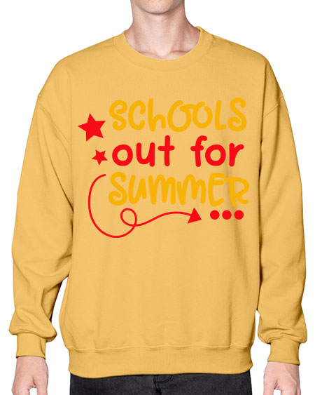 SchoolsOutSummer 83# - summer- Sweatshirt - Crew