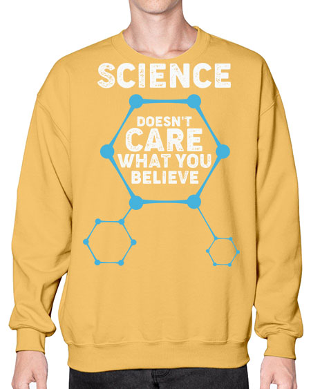 ScienceDoesntCareWhatYouScientistSkinite Scientist Skinite 51# - general science- Sweatshirt - Crew