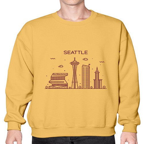 Seattle 1807# - cities- Sweatshirt - Crew