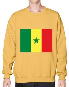 Senegal 1811# - world flags- Sweatshirt - Crew