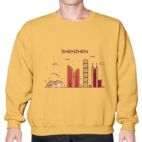 Shenzhen 1834# - cities- Sweatshirt - Crew