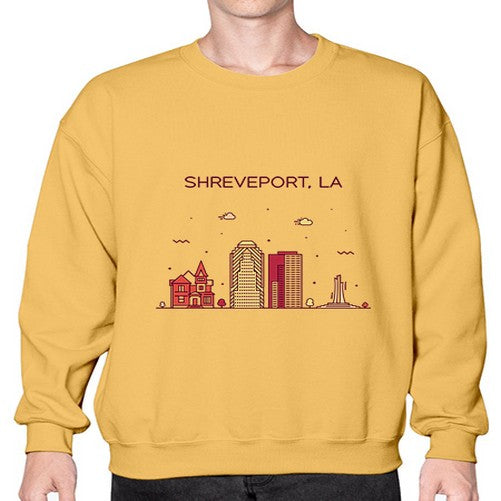 ShreveportLA 1840# - cities- Sweatshirt - Crew