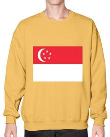 Singapore 1842# - world flags- Sweatshirt - Crew