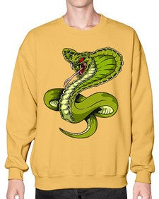 Snake 208# - cartoon animals- Sweatshirt - Crew