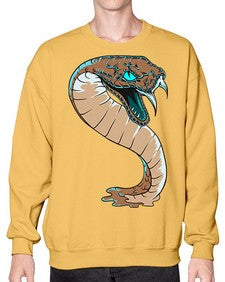Snake 209# - cartoon animals- Sweatshirt - Crew