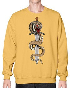 Snake 211# - cartoon animals- Sweatshirt - Crew
