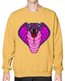 Snake 214# - cartoon animals- Sweatshirt - Crew