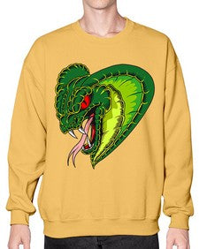 Snake 220# - cartoon animals- Sweatshirt - Crew
