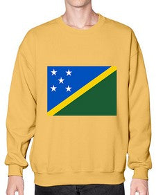 Solomon Islands 1855# - world flags- Sweatshirt - Crew