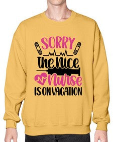 Sorry The Nice Nurse Style Style 1422# - nurse- Sweatshirt - Crew