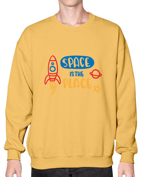Spaceistheplace 11# - space- Sweatshirt - Crew