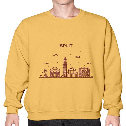 Split 1875# - cities- Sweatshirt - Crew
