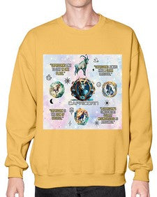Straight Capricorn 471# - capricorn- Sweatshirt - Crew
