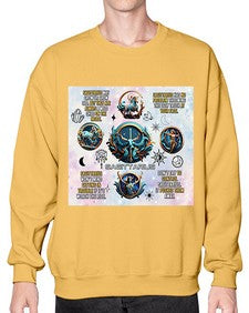 Straight Saggitarius 476# - sagittarius- Sweatshirt - Crew