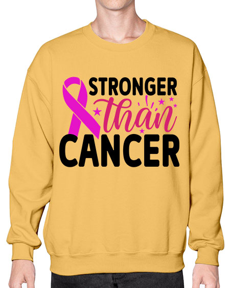 Stronger Than Cancer 6# - breast cancer- Sweatshirt - Crew
