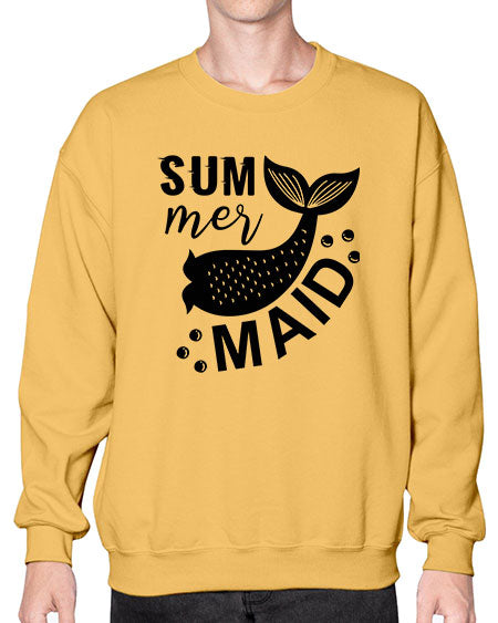 Sum mer maid 01# - summer- Sweatshirt - Crew