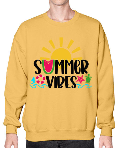 Summer Vibes Style 19# - summer- Sweatshirt - Crew