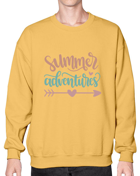 Summer adventures 75# - summer- Sweatshirt - Crew