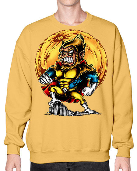 Super Monkey - Files - monkey- Sweatshirt - Crew
