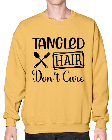 Tangled hair dont care 01# - summer- Sweatshirt - Crew