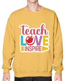 Teach Love Inspire 1443# - teacher- Sweatshirt - Crew