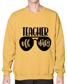 Teacher Off Duty Style 1461# - teacher- Sweatshirt - Crew