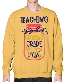 Teaching Second Grade 936# - second grade- Sweatshirt - Crew