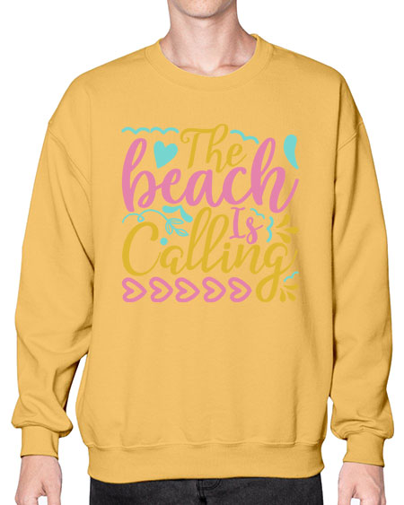 The beach is calling Style 1# - summer- Sweatshirt - Crew