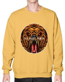 The great power of bear 250# - cartoon animals- Sweatshirt - Crew