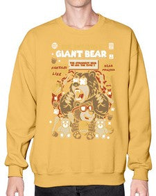 The incredible bear 251# - cartoon animals- Sweatshirt - Crew