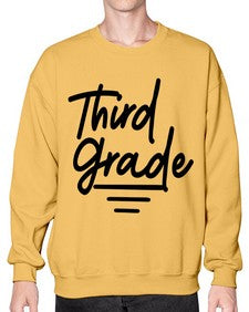 Third Grade 947# - third grade- Sweatshirt - Crew