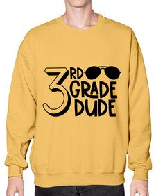 Third Grade Dude 957# - third grade- Sweatshirt - Crew