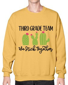 Third Grade Team 977# - third grade- Sweatshirt - Crew