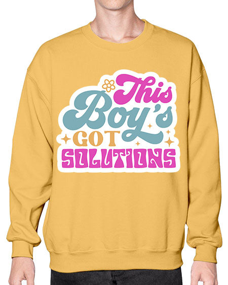 This boys got solutions 19# - general science- Sweatshirt - Crew