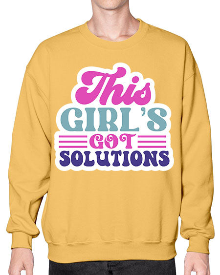 This girls got solutions 16# - general science- Sweatshirt - Crew