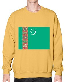 Turkmenistan 2019# - world flags- Sweatshirt - Crew