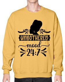 Unbothered mood Style 2# - black girls or women- Sweatshirt - Crew