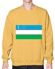 Uzbekistan 2042# - world flags- Sweatshirt - Crew