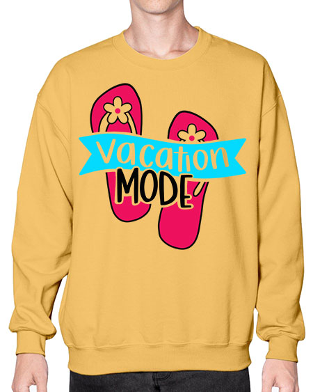 Vacation Mode Style 8# - summer- Sweatshirt - Crew